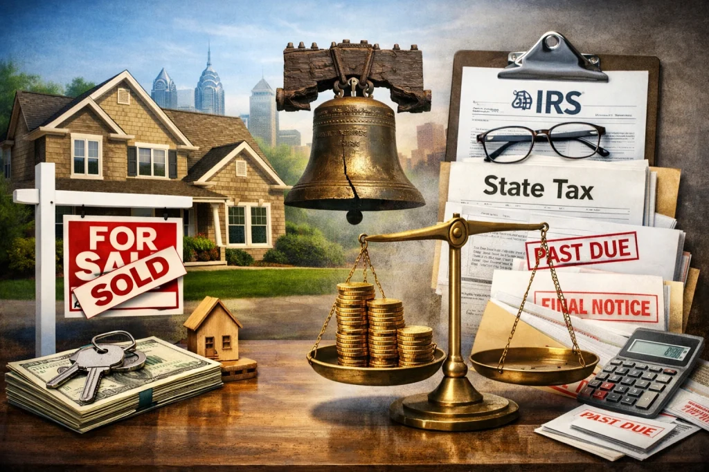 Can Selling Your Home Help Settle IRS or State Tax Debt? What PA Homeowners Need to Know