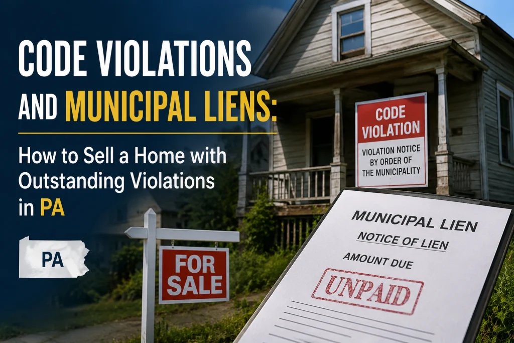 Code Violations and Municipal Liens: How to Sell a Home with Outstanding Violations in PA