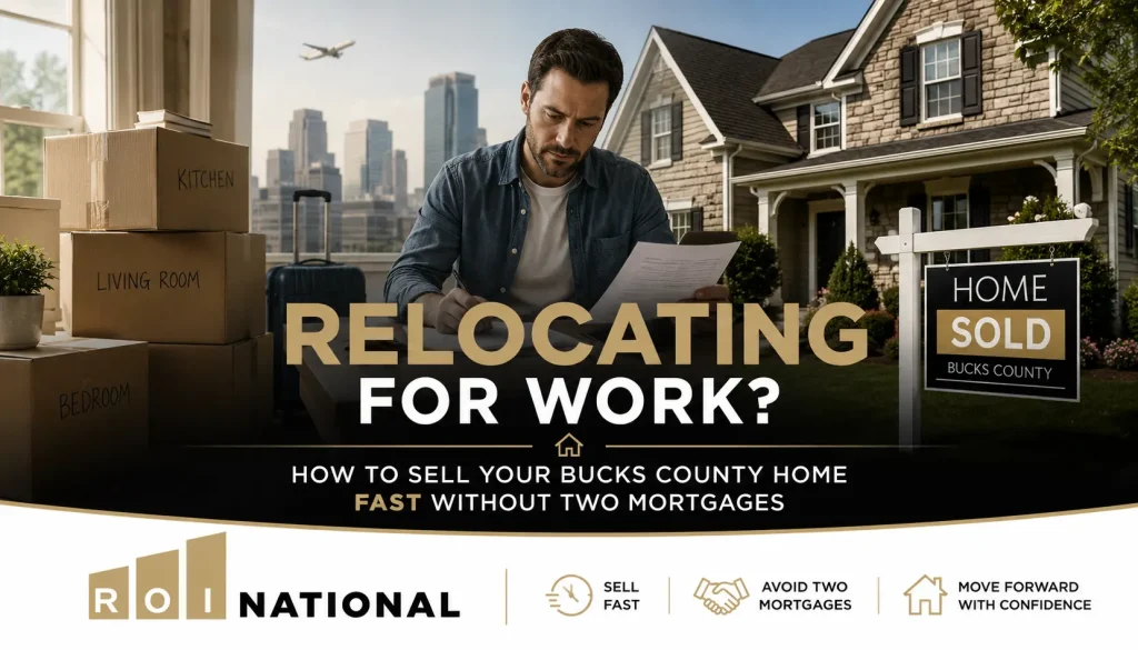 Relocating for Work? How to Sell Your Bucks County Home Fast Without Two Mortgages